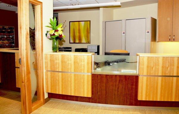 Reception desk