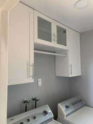 Laundry Cabinets Installation