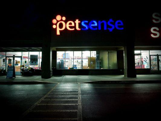 Nighttime is the right time at PETSENSE in Thomaston, Georgia.