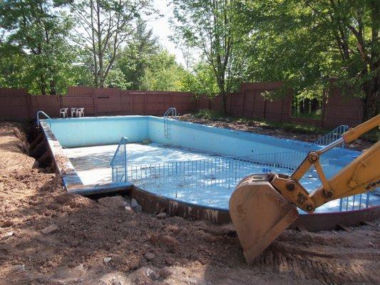 Wechsler can rebuild your concrete pool.