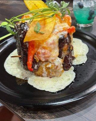 Steak Mofongo - Excellent presentation