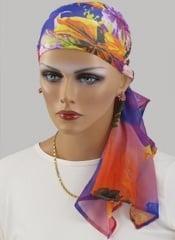 Large selection of scarves and turbans