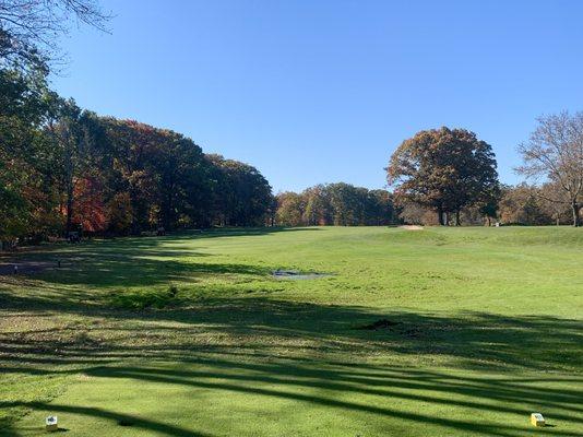 4th hole has the largest green on the course.