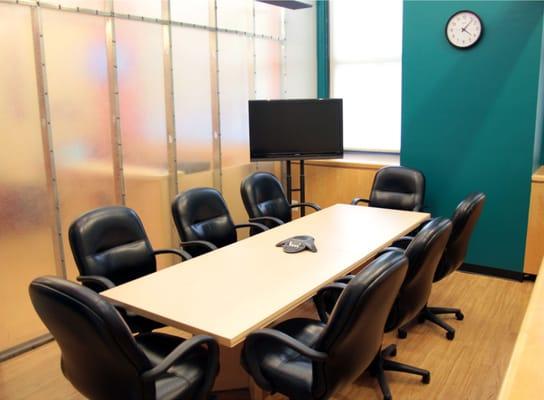 Conference Room 1 - Ideal for small groups of 6 to 8!