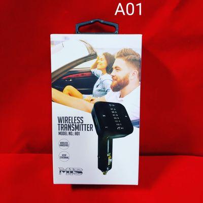 A01 FM transmitter #bluetooth #usbreader #tfcardreader #wireless