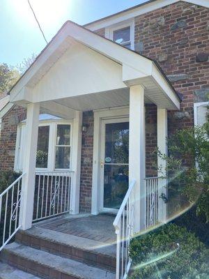 new porch roof