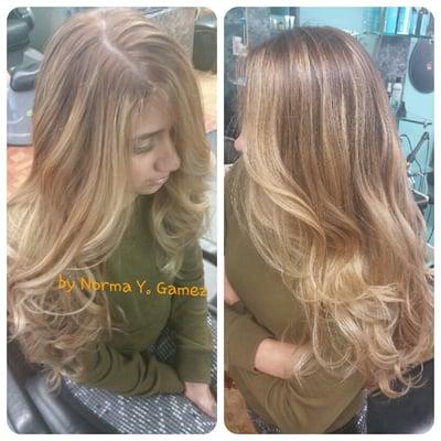 Balayage ombre. By Appt only (909)702-0175