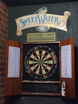 Darts, and a tiny Nags sign. Good stuff.