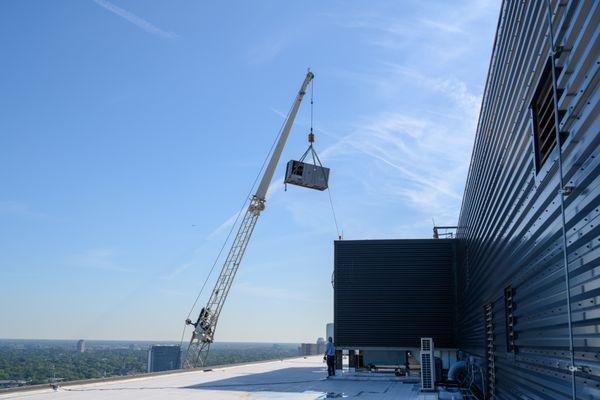 HVAC Rooftop Installation