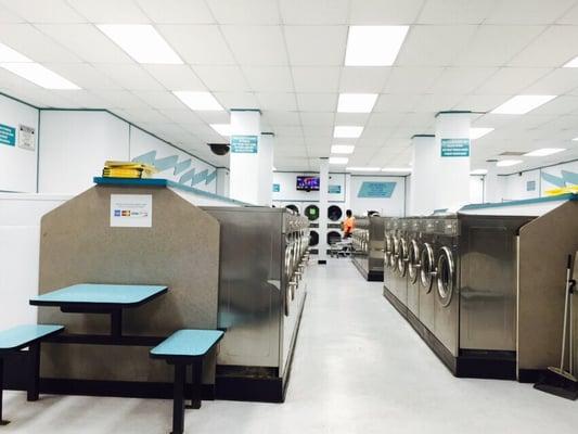 Very clean laundromat.