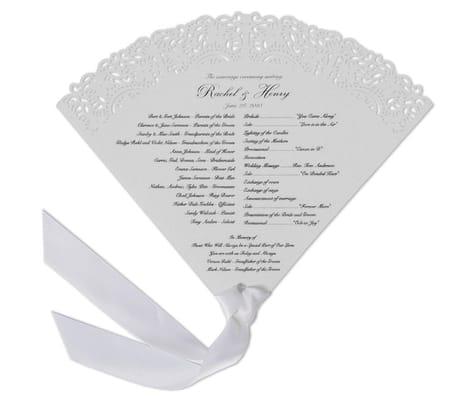 Wedding program