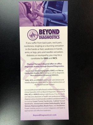 About Beyond Diagnostics!