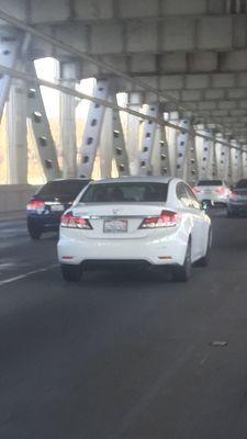 Intoxicated woman driving speedy put middle finger to other drivers and called me fat bitch she like 160lbs 10/31/17