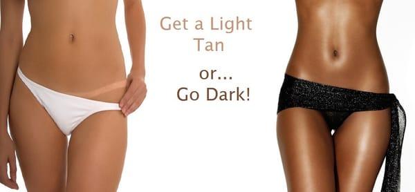 Spray tans available!