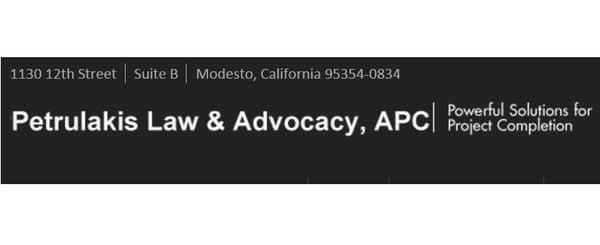 Petrulakis Law & Advocacy, APC provides powerful solutions for project completion. Contact their Modesto office today.