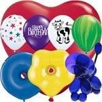 Latex balloons, animal twist, 260 Q's, Geo Blossom/Donut balloons.