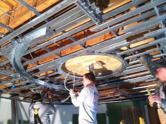 Installing recessed light fixtures