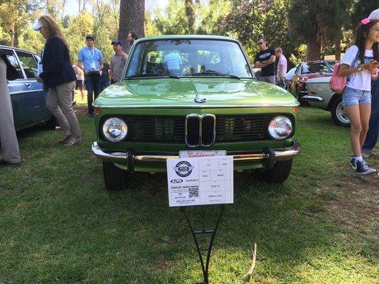 Thumbs up at the car show