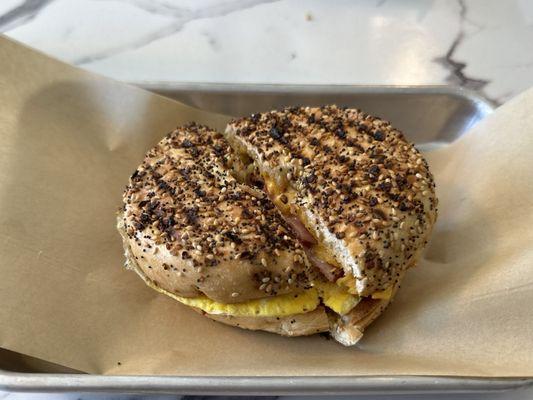 NYC bagel sandwich