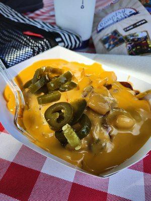 Frito Pie: Fritos, chili, cheese + jalapenos