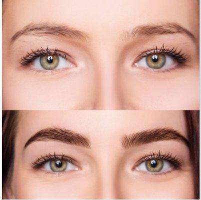 Eye brow tinting in Roswell, Georgia