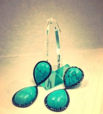 Turquoise earrings