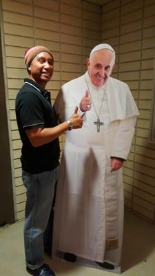 Pope Francis and I both give St. Bede the Venerable Church a resounding thumbs up!