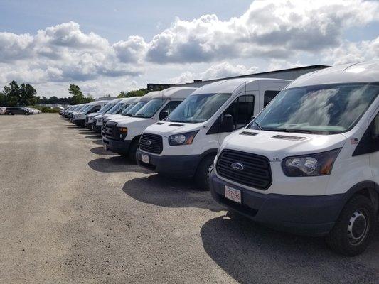 These vans are used for Developmentally disabled passengers