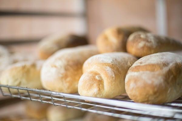 House made white bread.