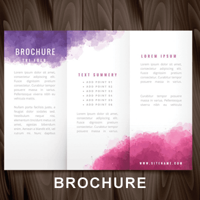 8x11 brochure