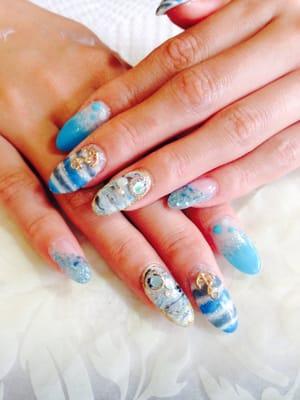 Blue Sea nails