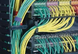 CAT-5 Cabling and patch bay