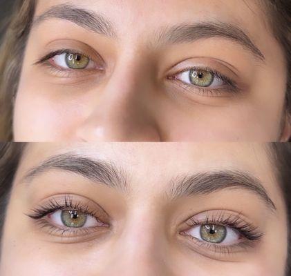 Lash lift & tint