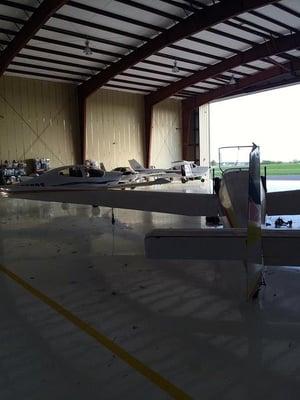 Hanger at Dream Flight School