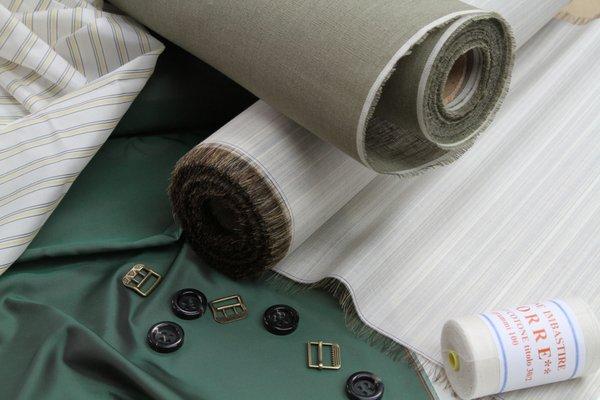 We carry a large selection of interlinings for tailors, and beautiful 100% Cupro Bemberg linings.