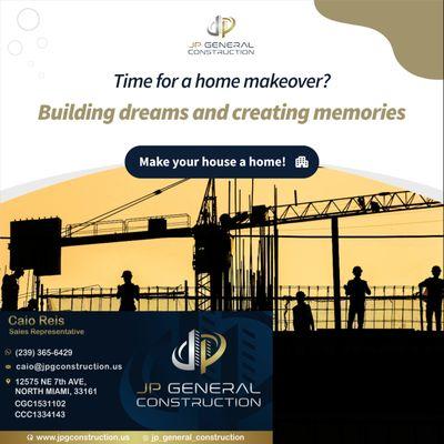 At JP General Construction, we take pride in our commitment to excellence in every project we undertake. As your trusted choice.