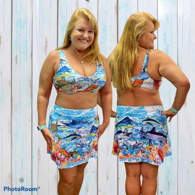 matching bathing suite bra tops