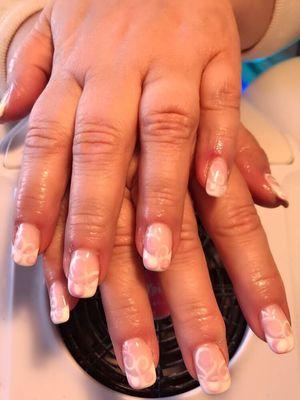 Gel nails with special designs