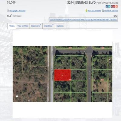 We have four vacant land lots to sell today so please make us a decent offer (lot 2)