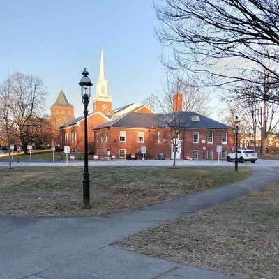 Parkside Preschool Campus is located behing the Eliot Church. Convenient off street drop off and pick up.