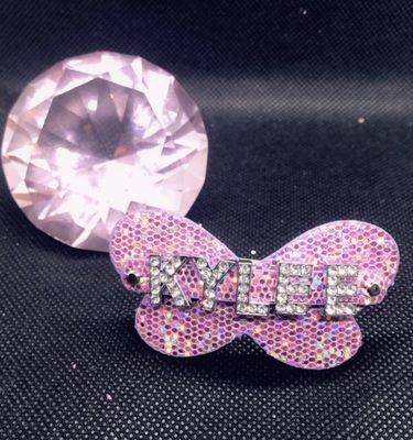 Personalized hair clip