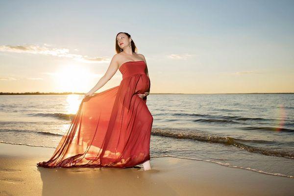 Beach Maternity Photography