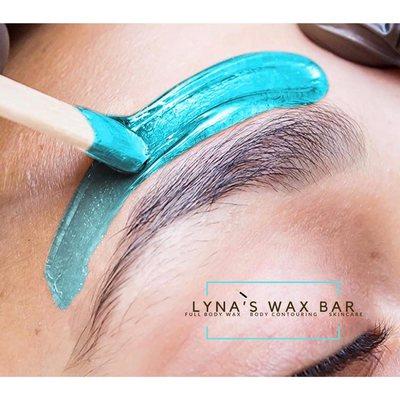 Brow Wax  Available at Lyna's Wax Bar