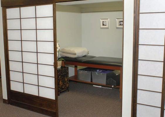 Closer look into one of the rehabilitation rooms