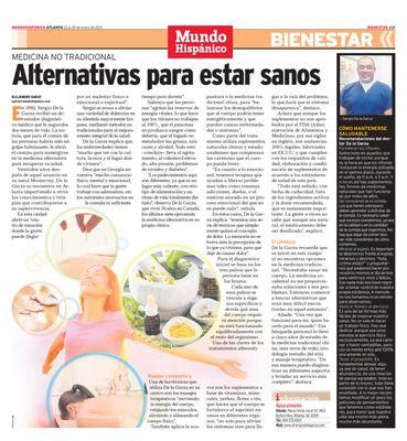 Natural ways to maintain a healthy body, Mundo Hispanico Interview