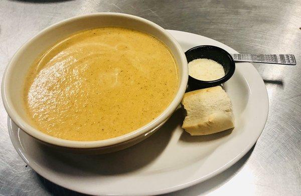 Sopa crema calabaza