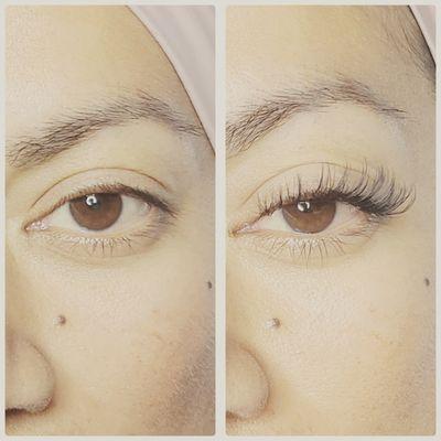 Hybrid lash extensions