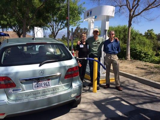 New hydrogen fueling station dedication event!  Great job everybody! :)