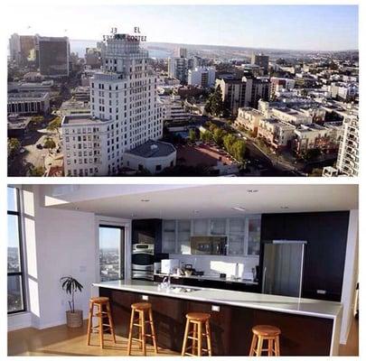 Penthouse view from the Aria building in Cortez Hill