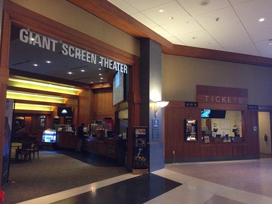 Canteen is at giant screen theater.